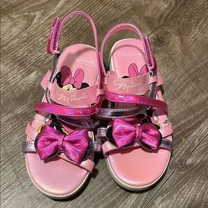 Disney Minnie Mouse Pink Sandals with Bow